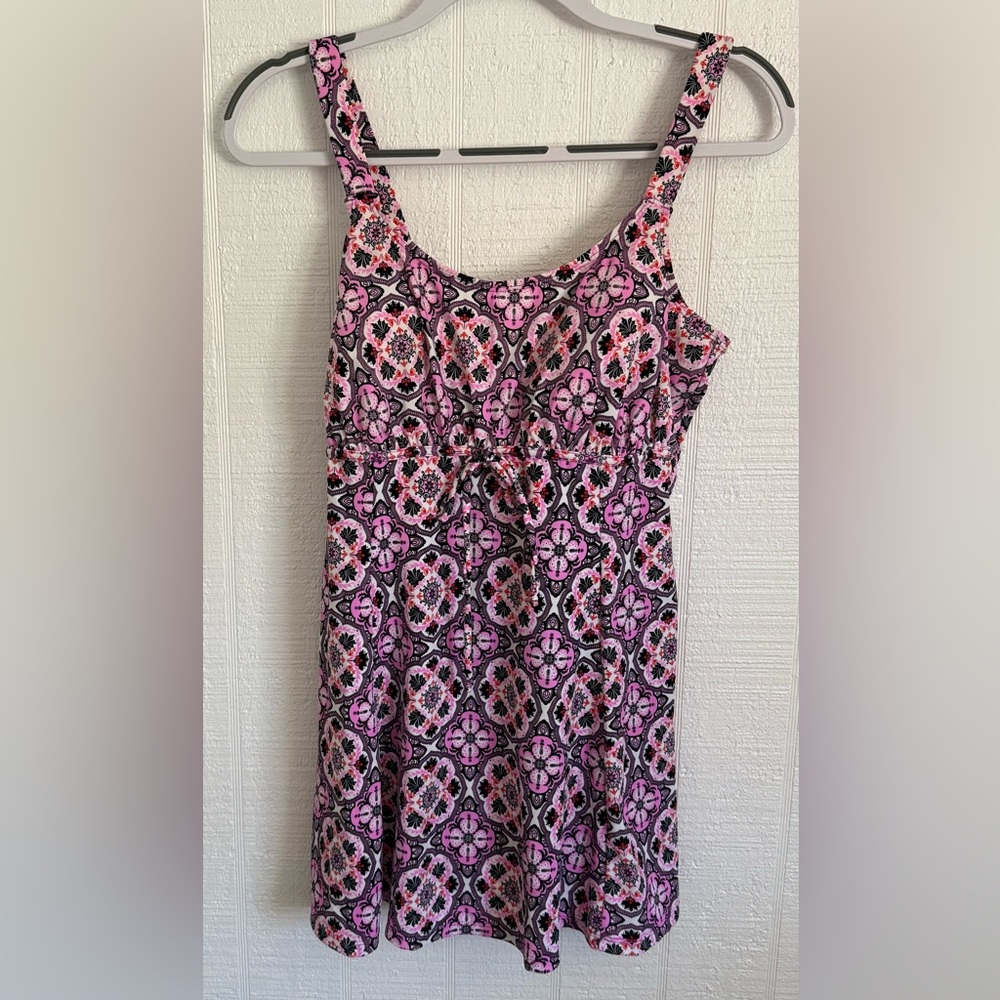 A Shore Fit Empire Waist Swim Dress/ Swimsuit Size 16W